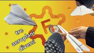 Creazione e test di 3 aeroplani di Foldable flight