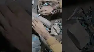 sanding process on keychains Damascus pocket knives