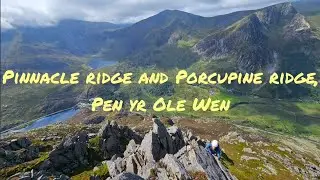Braich Ty Du face, Pinnacle ridge and Porcupine ridge, Pen yr Ole Wen