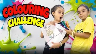 Hadiya & Tayyaba Colouring Challenge! 💕🎨Two little artists, one fun competition🌈😄