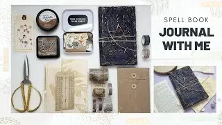 Real Time Junk Journal With Me | Filling up the Spell Book Journal!