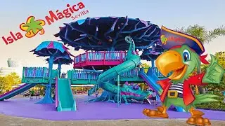 🎢 FUENTE DE LA JUVENTUD 2022: Área Infantil de ISLA MÁGICA ✅ Parque Atracciones Sevilla | España