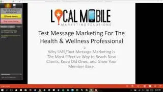 SMS Marketing For Fitness & Wellnesss Professionals