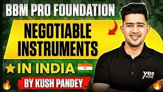 BBM Pro Paid Class | Negotiable Instruments in India | Complete Guide | Bank Exams 2026