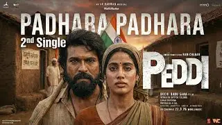 Padhara Padhara Video Song | Peddi | Ram Charan| Janhvi | Buchi Babu Sana | AR Rahman | Chandra Bose