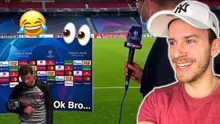 Dumme Fragen - Dumme Antworten! 😂CL-Finalturnier Inteviews 2020! 👀| fa_sc reagiert
