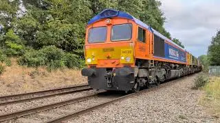 Sutton Park Line: 3x Class 66 on 6G45 engineers' train