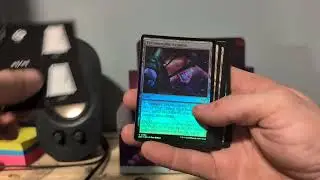 Magic The Gathering Duskmourn card opening and magic The Gathering foundations card opening.