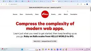 How to Install Ruby on Rails 8 in Windows 11 (without WSL)