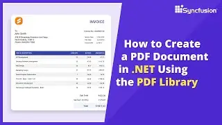 How to Easily Create PDFs in .NET Using the .NET PDF Library