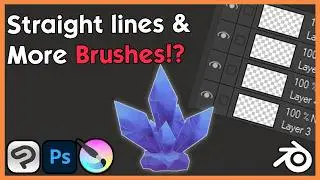 How to Texture Paint using an external drawing program with Blender