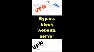 Bypass Block Internet Service | How to set VPN (virtual private network) | Free and fast Internet