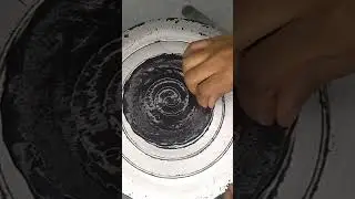 Chocolate cake simple design