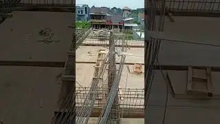 lanjut progres plat dak atap #pembesian #besi #bekisting #concrete