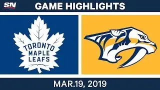 NHL Game Highlights | Maple Leafs vs. Predators - March 19, 2019