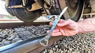 Train VS METAL! Crushing Things Experiments! @TrainXperiments