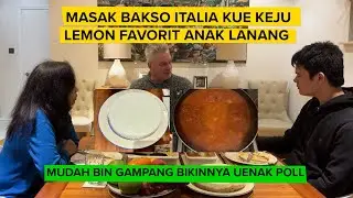 MASAK FAVORIT ANAK LANANG ITALIAN BAKSO  ITALIAN MEATBALLS LEMON CHEESECAKE NGGA PAKE OVEN GAMPANG!!