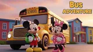 Mickey Mouse & Friends: The Secret Night Bus Journey! 🎒⭐ | Cartoon Adventure