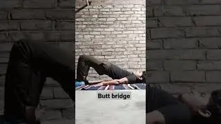butt bridge | Advanced abs workout | part-12 #shorts