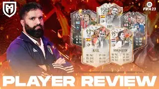 RAUL 93, VAN BASTEN 95, XAVI 95, FORLAN 92, COLE 90 TITANS ||| FIFA 23 PLAYER REVIEW