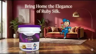 Aultra Ruby Silk  luxury Interior Emulsion | Elegant, Washable, Hi-Sheen Finish