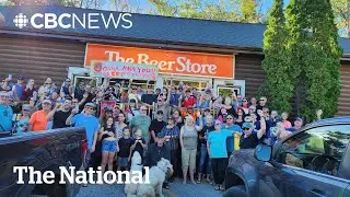 #TheMoment a town held a funeral for their only Beer Store