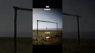 goalpost Vs real goalpost #football #trending #edit #shorts #viral #funny #ronaldo #skibidi #july