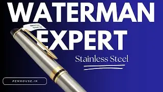Waterman Expert Stainless Steel Body #penreview #unboxing