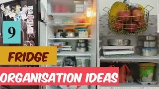 9 Amazing Fridge Organization Ideas | Small Fridge Organization Tips l Fridge Organizers