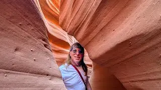 Hike Leprechaun Slot Canyon near Hanksville Utah Irish Canyons! Full Time RV near Goblin Valley