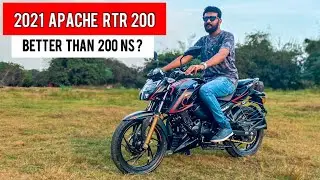 2021 TVS Apache 200 4v BS6 with Ride Modes - Detailed Ride Review