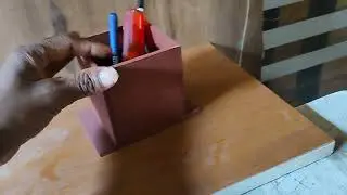 Diy Wooden pen/pencil pen holder/how to make modular paly wooden 🖊️ box