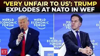 ‘Treated US very unfairly’: Trump humiliates NATO in Rutte’s presence at WEF over Greenland, Ukraine