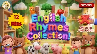 Top English Nursery Rhymes & Kids Songs! 🎵 Farm Animals, Healthy Habits & More | Kiddo's Dream