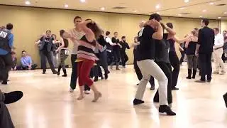 Pam Marshall and Kyle Ducham competing at the Upstate Dance Challenge 2017