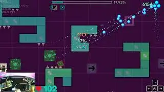 geomerty dash with heart rate and TTS