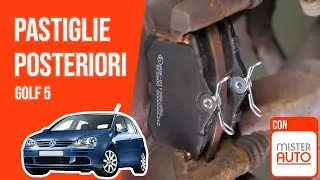 Cambio pastiglie posteriori Golf 5 🚗