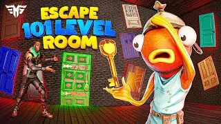 101 LEVEL ESCAPE ROOM (All Levels Tutorial) FORTNITE
