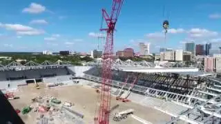 The Final Piece of Steel is Installed in Orlando City's Downtown Stadium