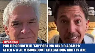Phillip Schofield 'Backing Gino D'Acampo' After Misconduct Allegations and ITV Axe