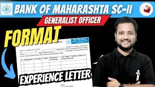 FORMAT OF EXPERIENCE CERTIFICATE 📄 | BOM GENERALIST OFFICER SCALE 2 🏦 | DOCUMENTS TO UPLOAD ✅