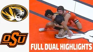 Missouri vs Oklahoma State Men's College Wrestling Full Highlights 2025