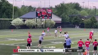 EFFL #NFLFLAG #FLAGFOOTBALL LIVE!  PLAY OFF WEEK #2! #-3 TITANS vs #2 BUCCANEERS ROAD TO RING - SB3!