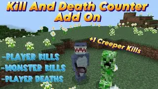 Minecraft Kill and Death Counter Add On: Count Every Mob Kill!