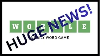 Huge news in the Wordle World! It's a whole new game. Not really. More like a whole old game!