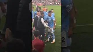 Fan view of KYLE WALKER FIGHT vs Arsenal😳 #arsenal #premierleague #football  #ronaldo #mancity