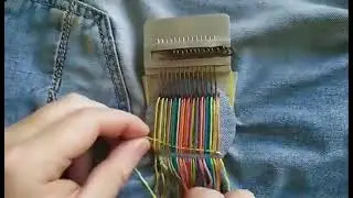 Small Loom Speedweve Type Weave Tool Braiding Patching Tool Kit 14Hooks