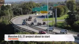Major Highway 27 construction project about to start in Chattanooga