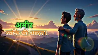 अमीर व्यक्ति की क्या-क्या आदत होती है। Gyanvardhak video #motivation #education #cartoon #story .