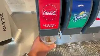 Getting Soda Drinks Refill Fountain Machines POV ASMR Coke Pepsi Dr Pepper Mountain Dew Starry